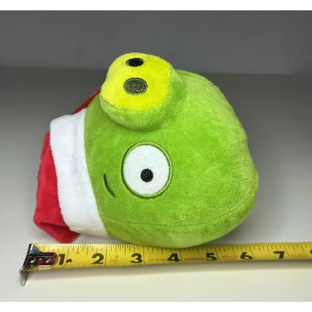 Angry Birds Santa Hat Pig Plush 5” Christmas 2025 Toy Factory New With Bent Tags